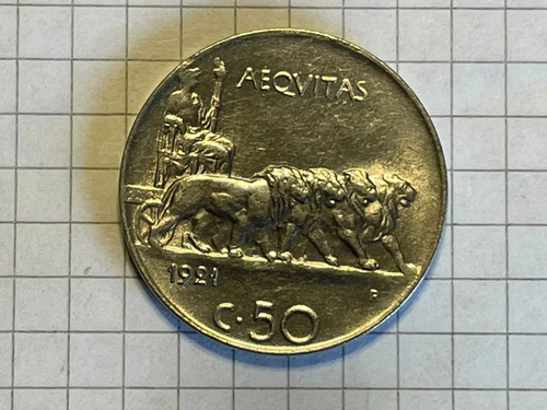 Regno italia iii 50 - d', v.e.iii.