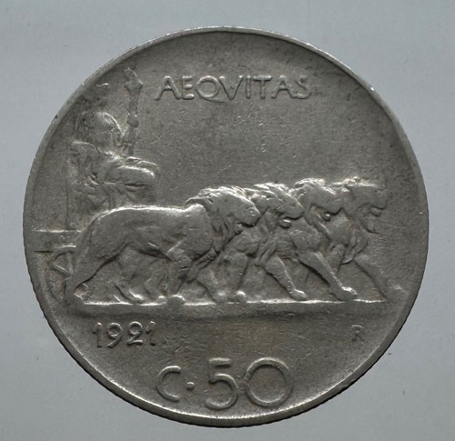 Regno italia 50 centesimi - regno,