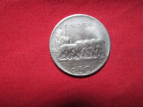 Centesimi leoni 1921 - 50,