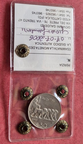 Italia centesimi 1921 leoni - italia,