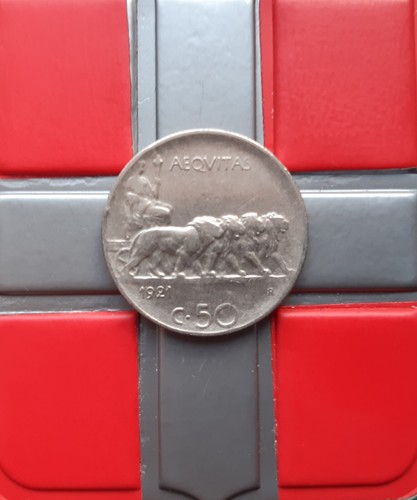 50 centesimi 1921 - ,