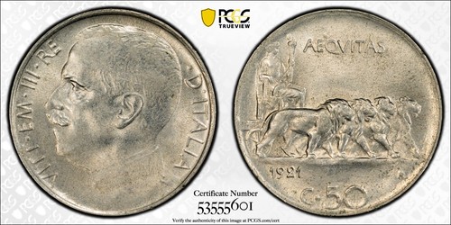 1921 italia centesimi - r,
