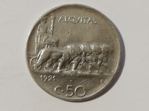 Centesimi 1921 leoni bordo - 1921,
