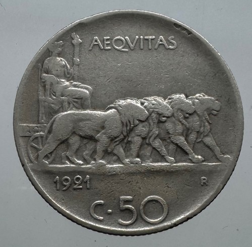Regno italia 50 centesimi - regno,