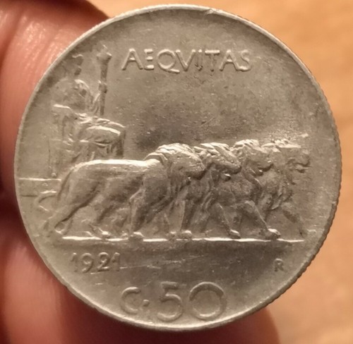 Centesimi 1921 leoni - 50,