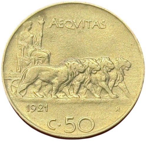 Centesimi 1921 leoni - 1921,